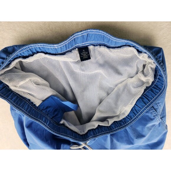 Vtg Polo Jeans Co. Swim Shorts Mens Blue Embroidered Logo Mesh Lining XL - Picture 10 of 11